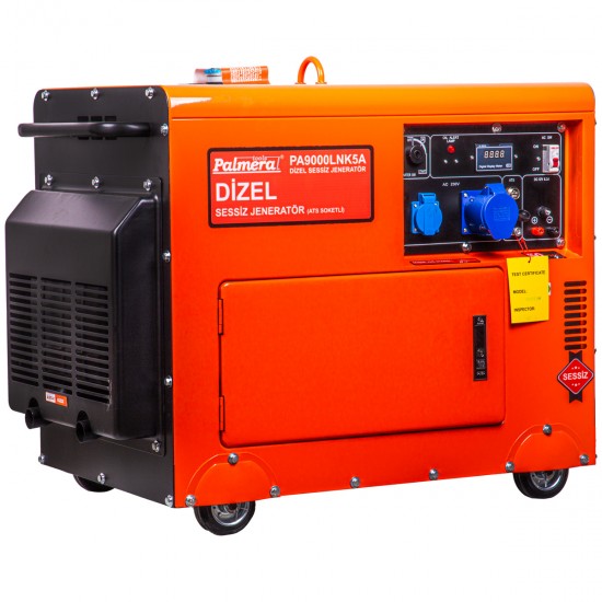 Palmera Pa9000lnk5a Eur5 Jeneratör 8,1 Kva Dizel Marşlı Ats Uyumlu